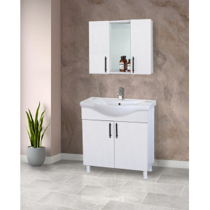 207 MERCAN Beyaz PVC Banyo Dolabı