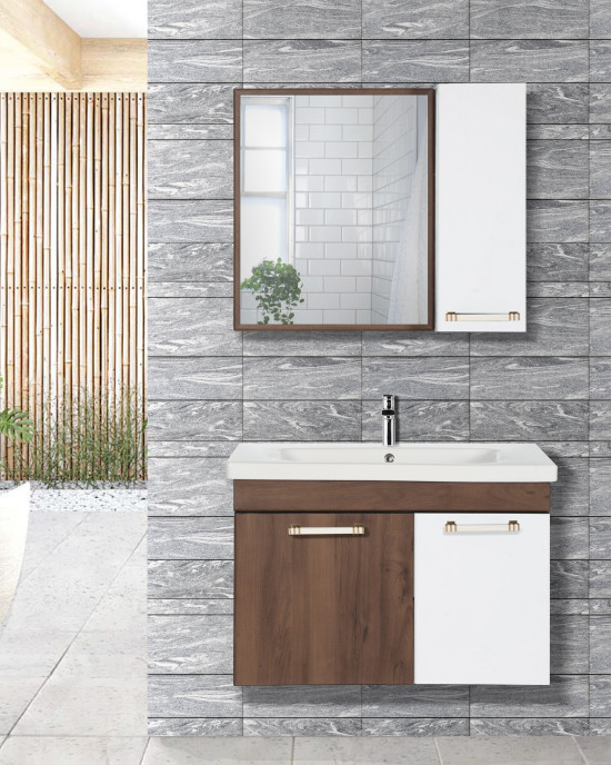 211 ALTAS Ahşap PVC Banyo Dolabı