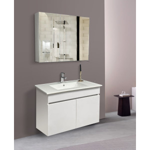 201 LİNDA Beyaz PVC Banyo Dolabı